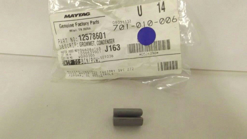 MAYTAG WHIRLPOOL REFRIGERATOR 12578601 12578601 CONDENSER GROMMET NEW MAYTAG WHIRLPOOL REFRIGERATOR 12578601 12578601 CONDENSER GROMMET NEW